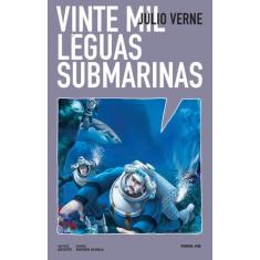 Livro - 20 mil léguas submarinas em quadrinhos