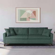 Sofá 250cm Pés Mel Viena Sofani