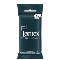 Preservativo jontex lubrificado xl - 6 unidades