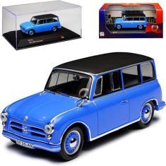 Miniatura IST AWZ P70 Kombi 1957 Escala 1/43 Ixo Models, Azul