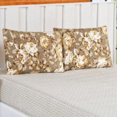 Jogo de Cama Bouti Microfibra Casal King 3 Peças Estampado - Bia Enxov