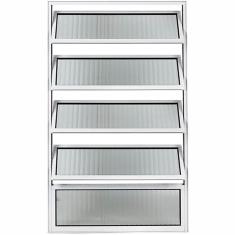 Vitrô Basculante Branco 1 Metro x 60cm - 165 - FACCE