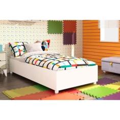 Cama Box de Solteiro Tcil Monaco Branco - Tcil Móveis, Branco