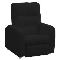 Poltrona Do Papai Reclinável Turim Corino Preto - Speciale