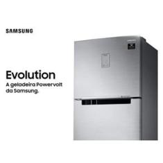 Geladeira Samsung Evolution RT46 com PowerVolt Inverter Duplex 460L Inox Look