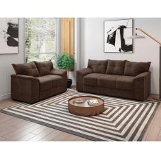 Conjunto Sofá 3 E 2 Lugares Sued Bahamas Flash Estofados