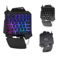 Teclado Gamer Knup Kp-Tm006 Single Hand