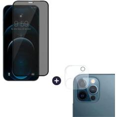 Kit Película 3D Vidro Privacidade + Película Câmera Traseira Compatíve