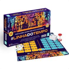 Jogo de Tabuleiro Linha Do Tempo Para Toda A Família Divertido Conheci