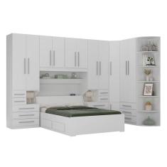 Dormitório Queen Size Sem Cama 1344s Branco