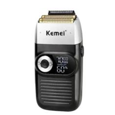 Barbeador Elétrico Kemei Km-2026 Sem Fio Profissional - A.R Variedades