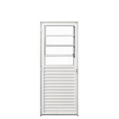 Porta Basculante Alumínio Branco 2.10 x 0.80 - Hale