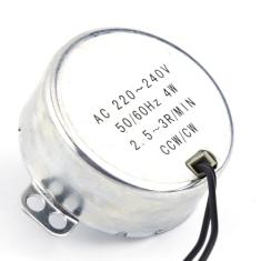 Motor 4W AC 220-240V, Baixo Ruído, Motor Síncrono CW/CCW para Ventilador, Aquecedor, Prateleira de Exibição, Lâmpadas, Brinquedos Com Engrenagens de Redução, Adequado para