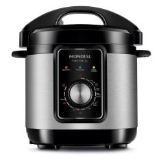 Panela de Pressão Elétrica Mondial 3l Pe-47-3l-i 700w Preto com Inox