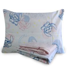 Jogo de Cama Infantil 100% Algodão Solteiro Estampado Personagens Com 