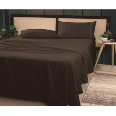 Conjunto De Lençol Queen 4 Peças Completo Micropercal 400 Fios Ótimo A