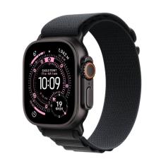 Apple Watch Ultra 3 GPS + Cellular - Caixa preta de titânio – 49 mm - Pulseira loop Alpina preta – G