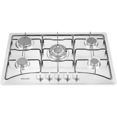Fogão De Mesa Cooktop 5 Bocas Aço Inox à Gás Suggar FG5135IX Bivolt