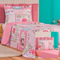 Kit Cobre Leito + Jogo De Lençol Infantil Bouti 4 Peças - Bia Enxovais