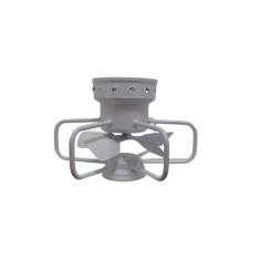 Ventilador De Teto Ac Vent Eclipse 25cm 2 Lâmpadas Bivolt