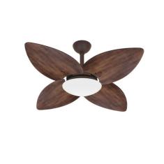 Ventilador Teto Winds Potente Sala 4 Pás Imbuia Ventax 110V, 110V