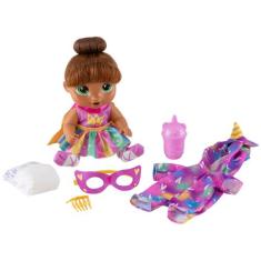 Boneca Baby Alive Minha Melhor Amiga  - com Acessórios Hasbro, Roxo