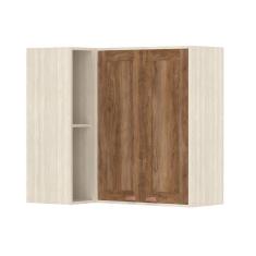 Armário Aéreo Canto Reto De Cozinha 95cm 2pt 4 Prateleiras