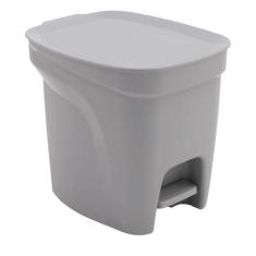 Lixeira Tramontina 7 Litros Compact Em Polipropileno Cinza