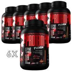 6x Protein Fusion Whey Isolate 900g - Kit Atacado Cx Fechada-Unissex