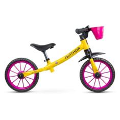 Bicicleta Infantil Balance Bike sem Pedal Garden, Nathor, 100900160010, Multicor, Pequeno