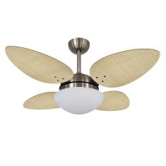 Ventilador De Teto Volare Bronze Vd42 4 Pás Natural 110V