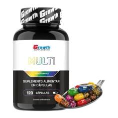 Multivitamínico Growth 120 Cápsulas (Nova Fórmula) - Suplemento Vitamínico e Mineral
