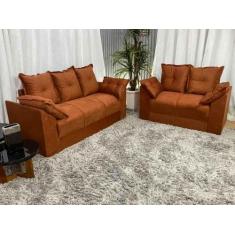 Sofá 2 e 3 Lugares Terracota 604 Paris - Alpoim