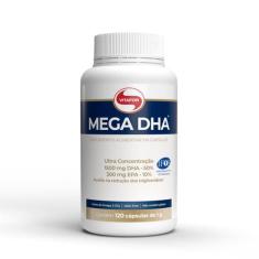 Mega DHA Ômega 3 Concentrado em DHA 120 Cápsulas Vitafor