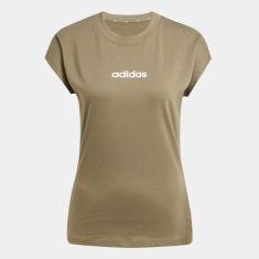 Camiseta Adidas Logo Linear Feminina-Feminino