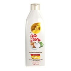 Shampoo Uso Diário Leite De Coco 340ml - Gota Dourada