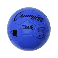 Champion Sports Bola de futebol Extreme Series, tamanho 4 - Liga juvenil, todos os climas, toque suave, retenção máxima de ar - Bolas de chute para crianças de 8 a 12 anos - Jogos de futbol competitivos e recreativos, azul
