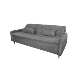 Sofá Cama Reclinável 2 Lugares 206cm Donna Cinza Matrix