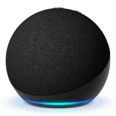Echo Dot (5ª Ger) Smart Speaker com Alexa - Preto - Amazon, Preto
