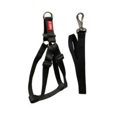Coleira Peitoral com Guia para Cachorro Modelo Regulagem Traseira - Ca