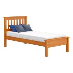 Cama De Solteiro Madeira Maciça Para Colchão 188 X 88cm Multimóveis Cr35241 Mel Mel