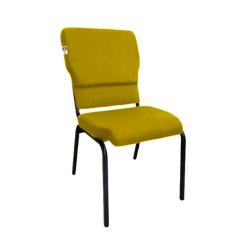 Cadeira Empilhável para Igrejas Evangélicas Linha ChurchAmarelo