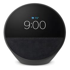 Echo Spot 2024 Smart Speaker Caixa de Som Tela De 2,83 - Com Alexa PRETA-Unissex