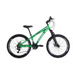 Bicicleta Tuff25 Freeride Aro 26 Verde Neon Viking X