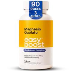 Magnésio Quelato Easy Boost Bisglicinato Quelado 90 Cápsulas