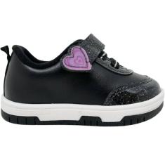 Tênis infantil Menina Casual/Retro Recorte Metalizado Molekinha 2728.103