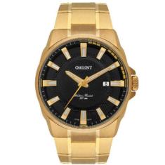 Relógio Orient Mgss1189 P1Kx Masculino Dourado Preto