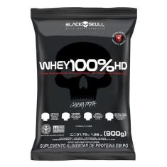 Whey 100% HD Refil (900g) - Black Skull-Unissex