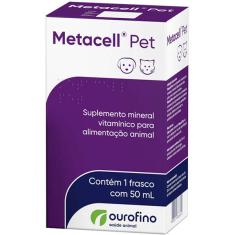 Suplemento Ouro Fino Metacell Pet - 50 mL