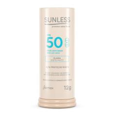 Protetor Solar Sunless Stick com Base Efeito Matte FPS 50 Cor Clara 12